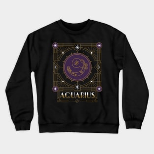 Great Aquarius Deco Crewneck Sweatshirt